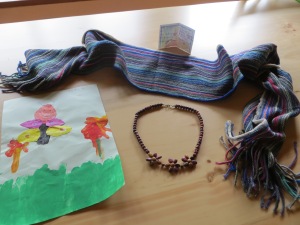 Gifts from Herman, Kenia, Eric, and Patrick in Cotacachi, Ecuador